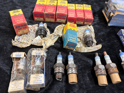 BLUE CROWN SPARK PLUG N.O.S. PACKAGE