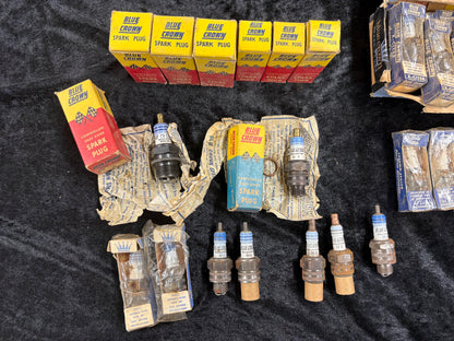 BLUE CROWN SPARK PLUG N.O.S. PACKAGE
