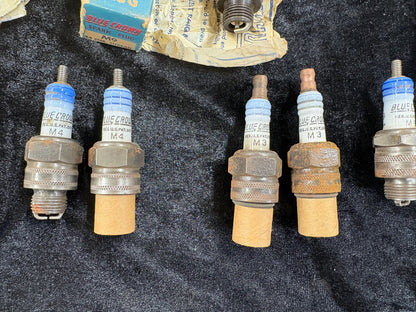 BLUE CROWN SPARK PLUG N.O.S. PACKAGE