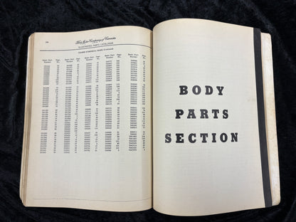 1949 Ford Meteor Chassis and Body Parts Catalogue List Book Manual Canadian
