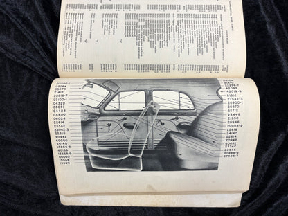 1949 Ford Meteor Chassis and Body Parts Catalogue List Book Manual Canadian