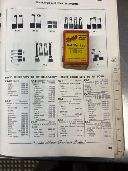 Canada Motor Products   Catalogue number 51