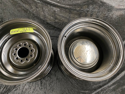 15" X 12" STEEL WHEELS
