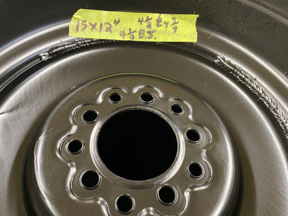 15" X 12" STEEL WHEELS