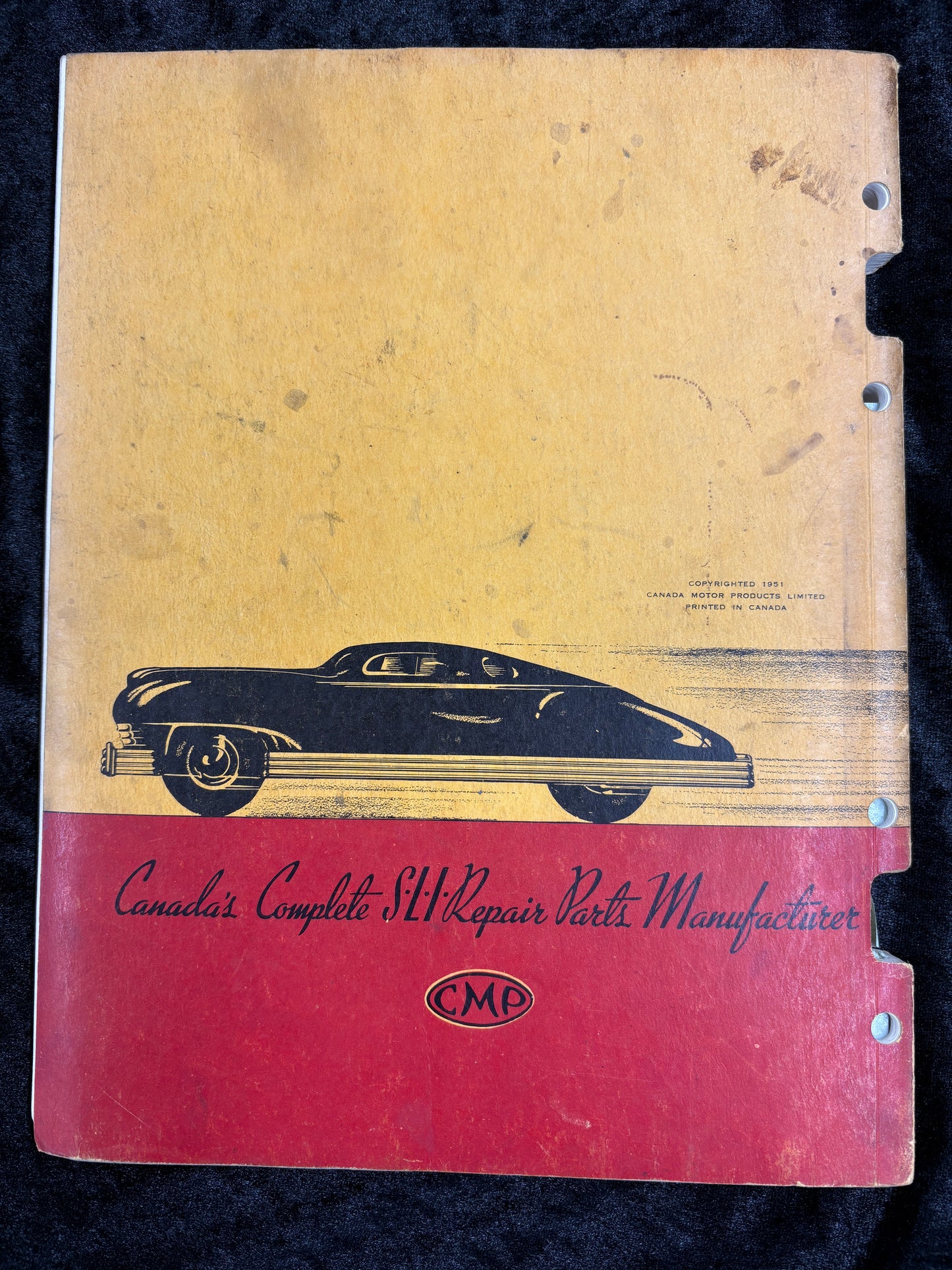 Canada Motor Products   Catalogue number 51