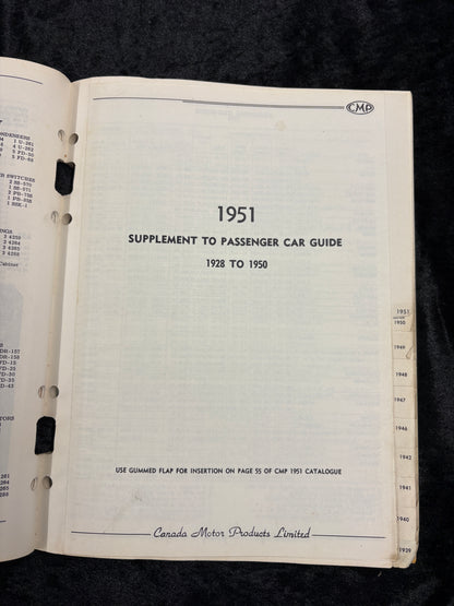 Canada Motor Products   Catalogue number 51