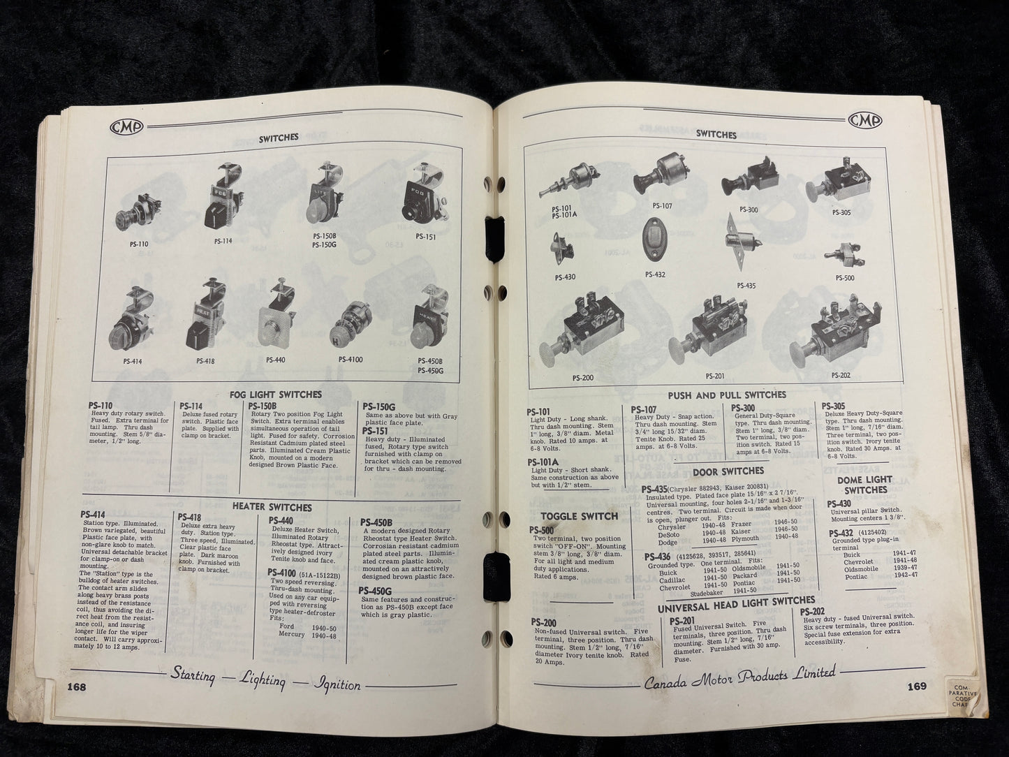 Canada Motor Products   Catalogue number 51