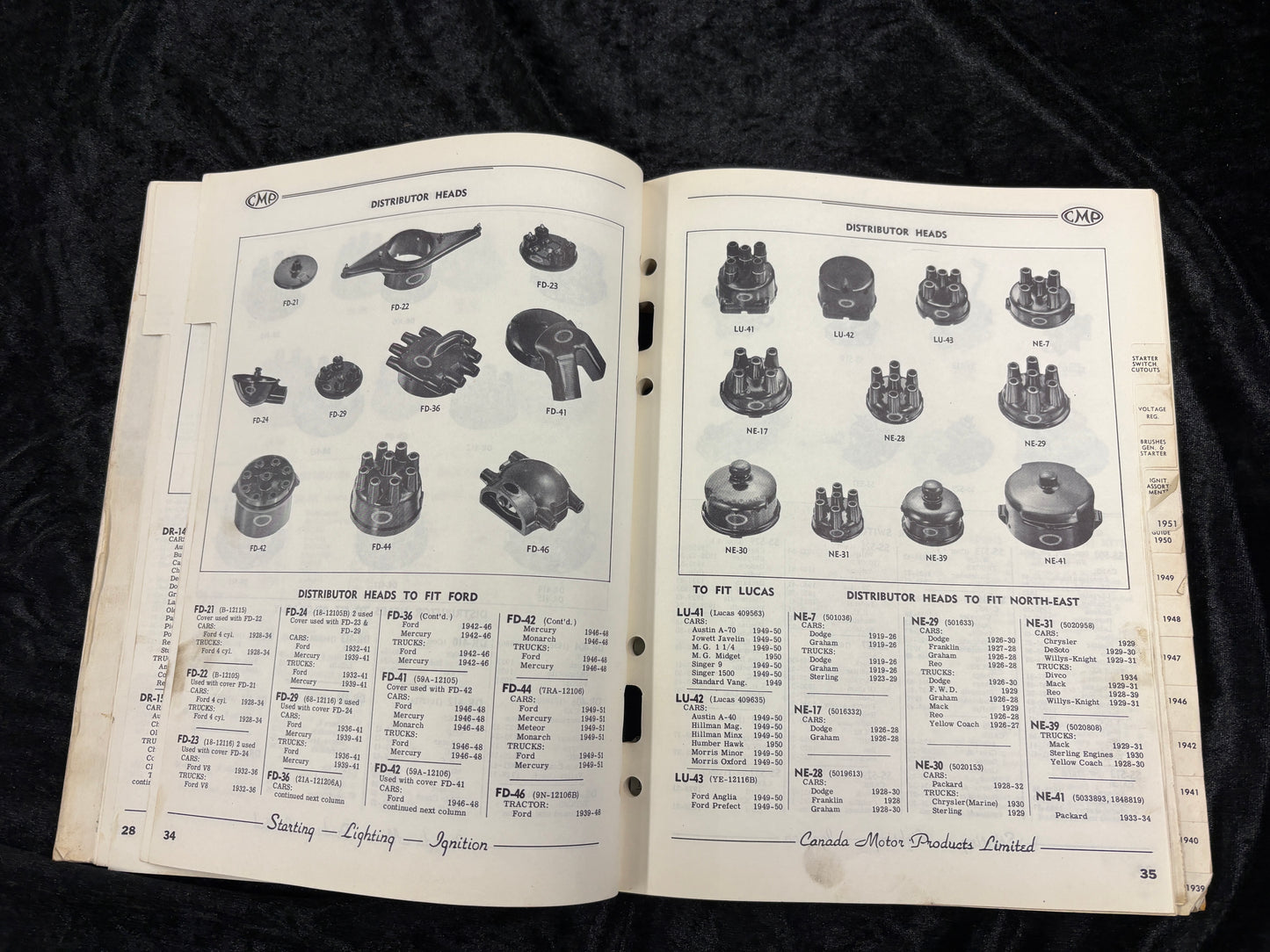 Canada Motor Products   Catalogue number 51