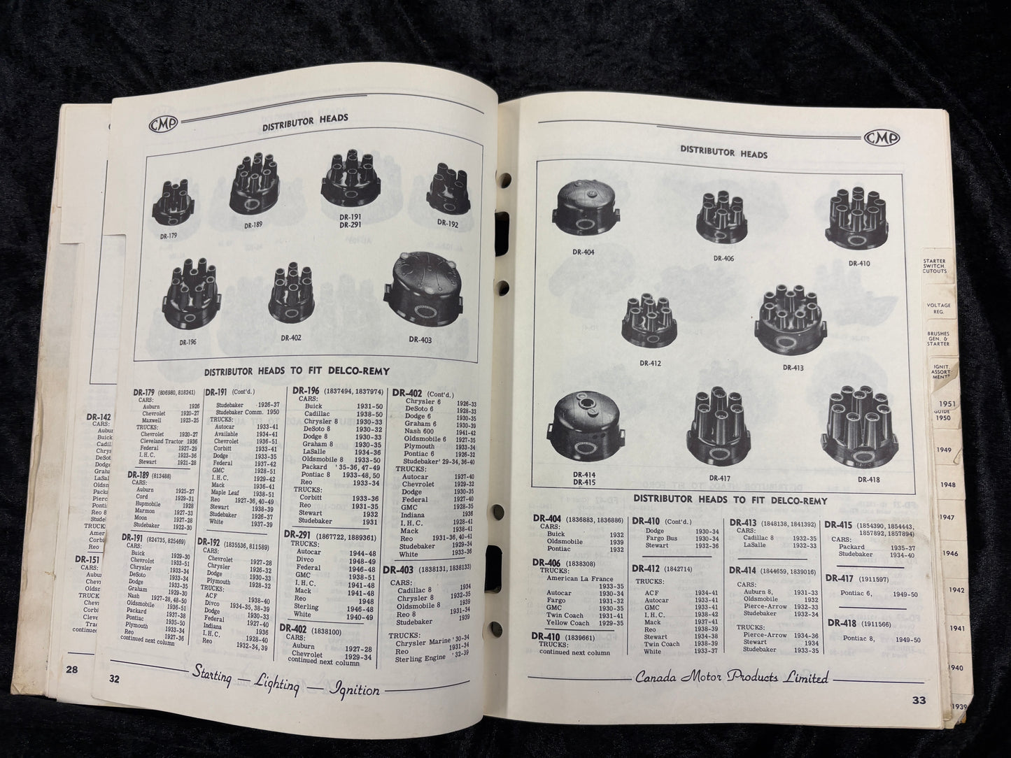 Canada Motor Products   Catalogue number 51