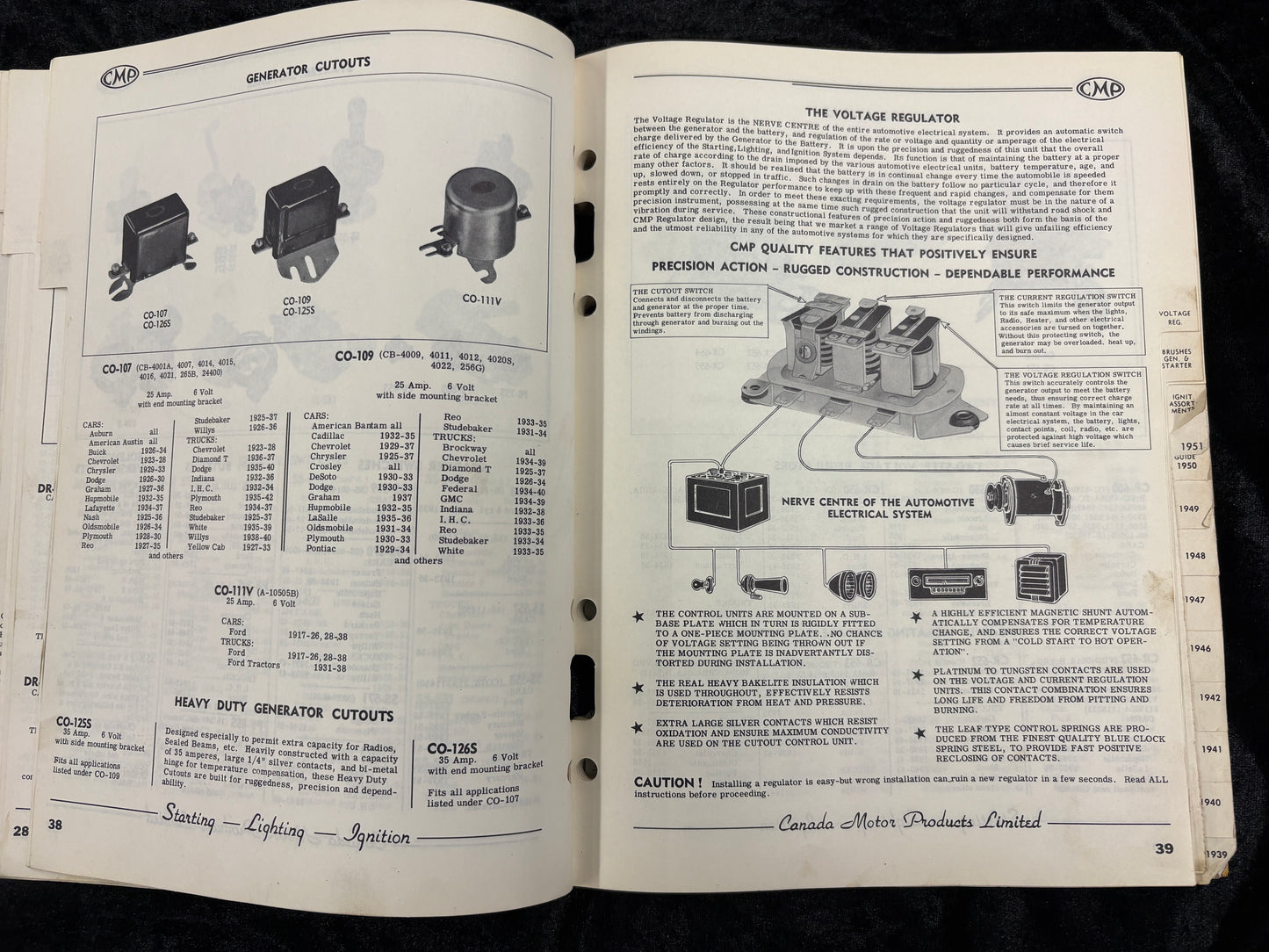Canada Motor Products   Catalogue number 51