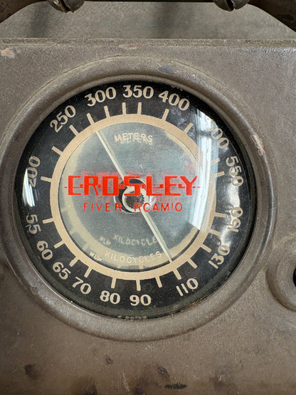 CROSELY 1937 - 1938  Auto Tube Radio