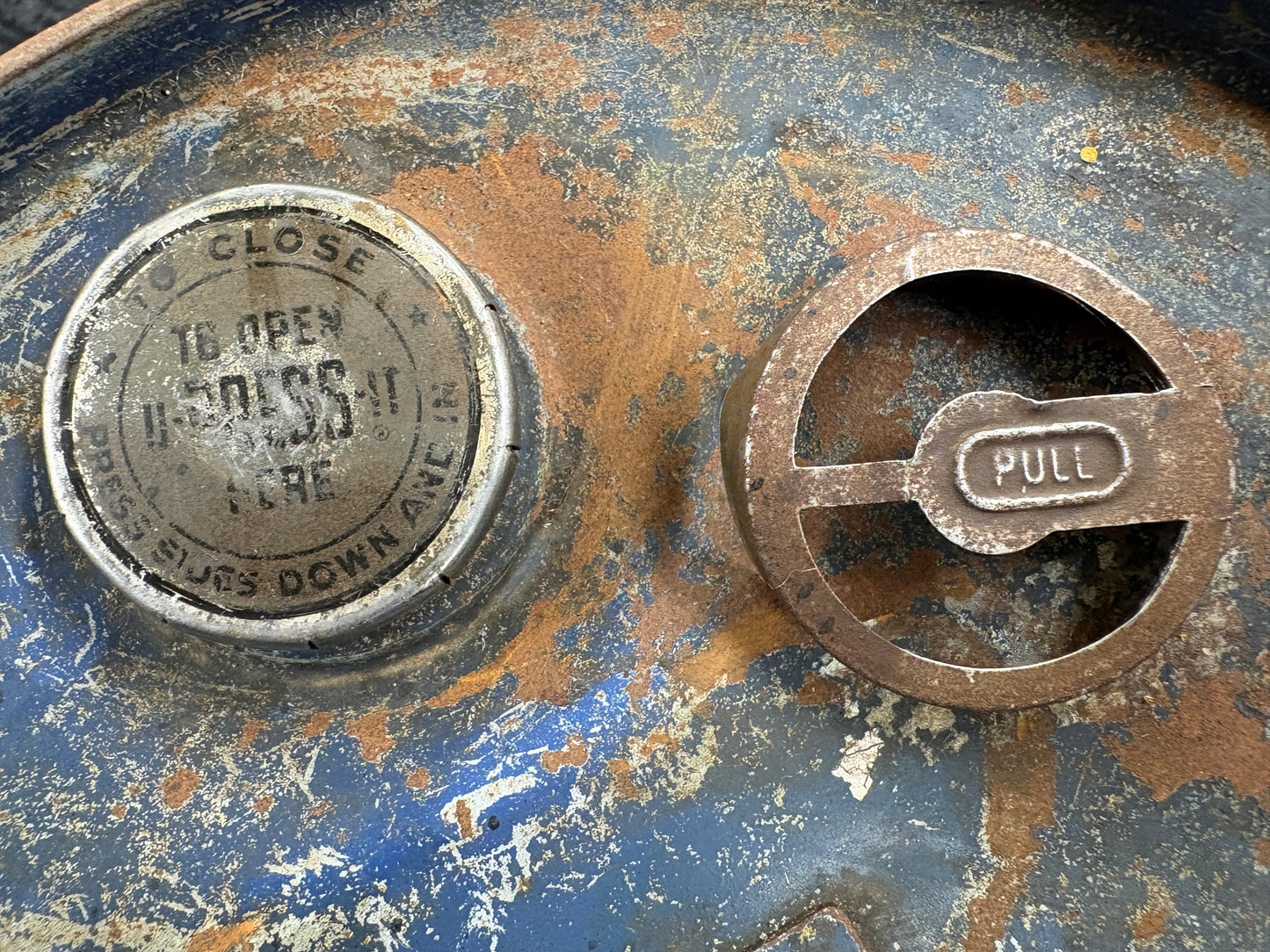 1947-1948 RPM DELO LUBRICATING OIL 5 GALLON OIL PAIL