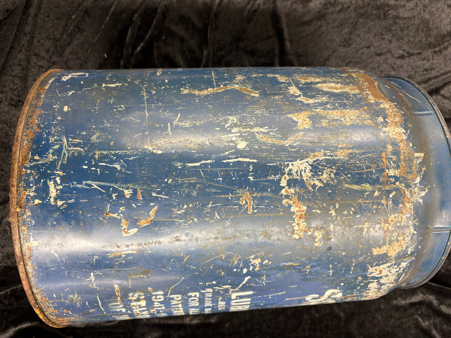 1947-1948 RPM DELO LUBRICATING OIL 5 GALLON OIL PAIL