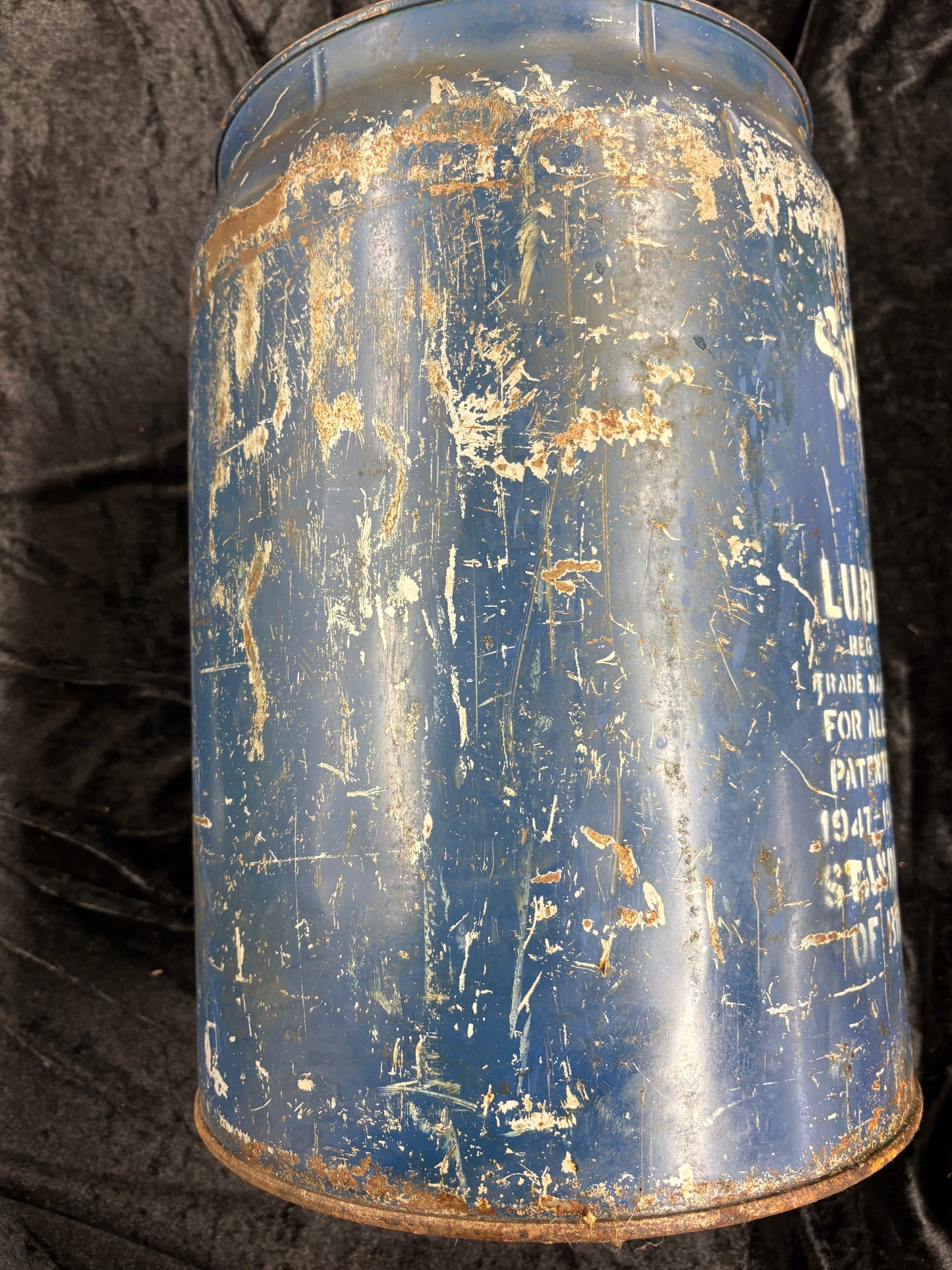 1947-1948 RPM DELO LUBRICATING OIL 5 GALLON OIL PAIL
