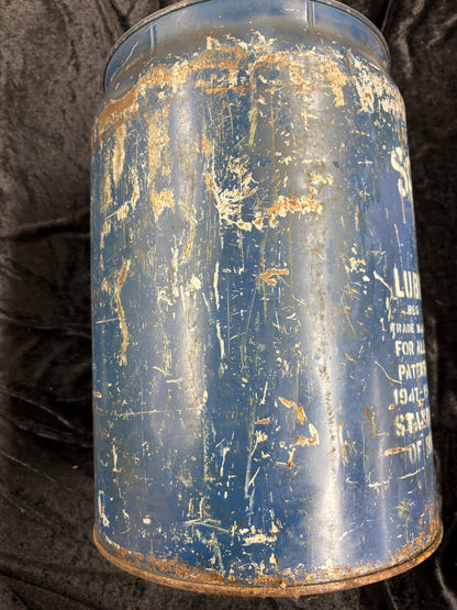 1947-1948 RPM DELO LUBRICATING OIL 5 GALLON OIL PAIL