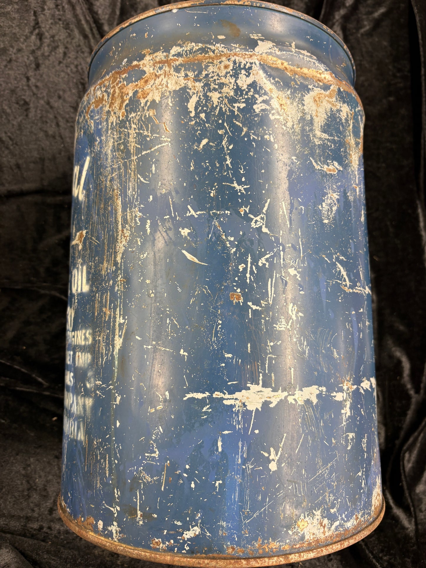1947-1948 RPM DELO LUBRICATING OIL 5 GALLON OIL PAIL