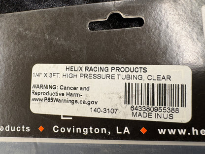 HELIX 1/4" High Pressure Hose
