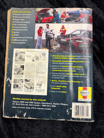 Subaru 1600 & 1800 1980 thru 1994