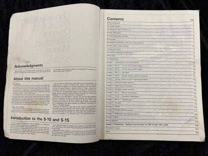 Chevrolet & GMC S Series Pick-ups Owners Workshop Manual (1982-1987) - Haynes