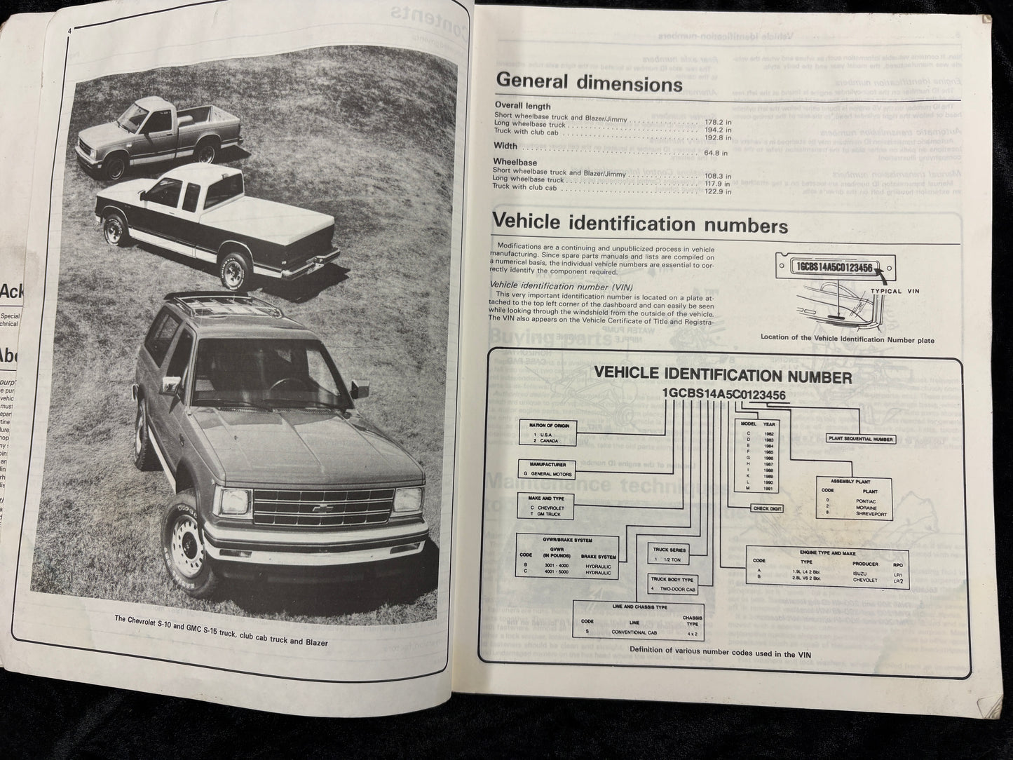 Chevrolet & GMC S Series Pick-ups Owners Workshop Manual (1982-1987) - Haynes