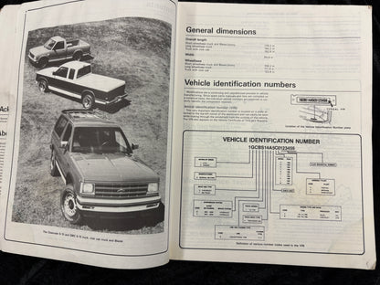 Chevrolet & GMC S Series Pick-ups Owners Workshop Manual (1982-1987) - Haynes