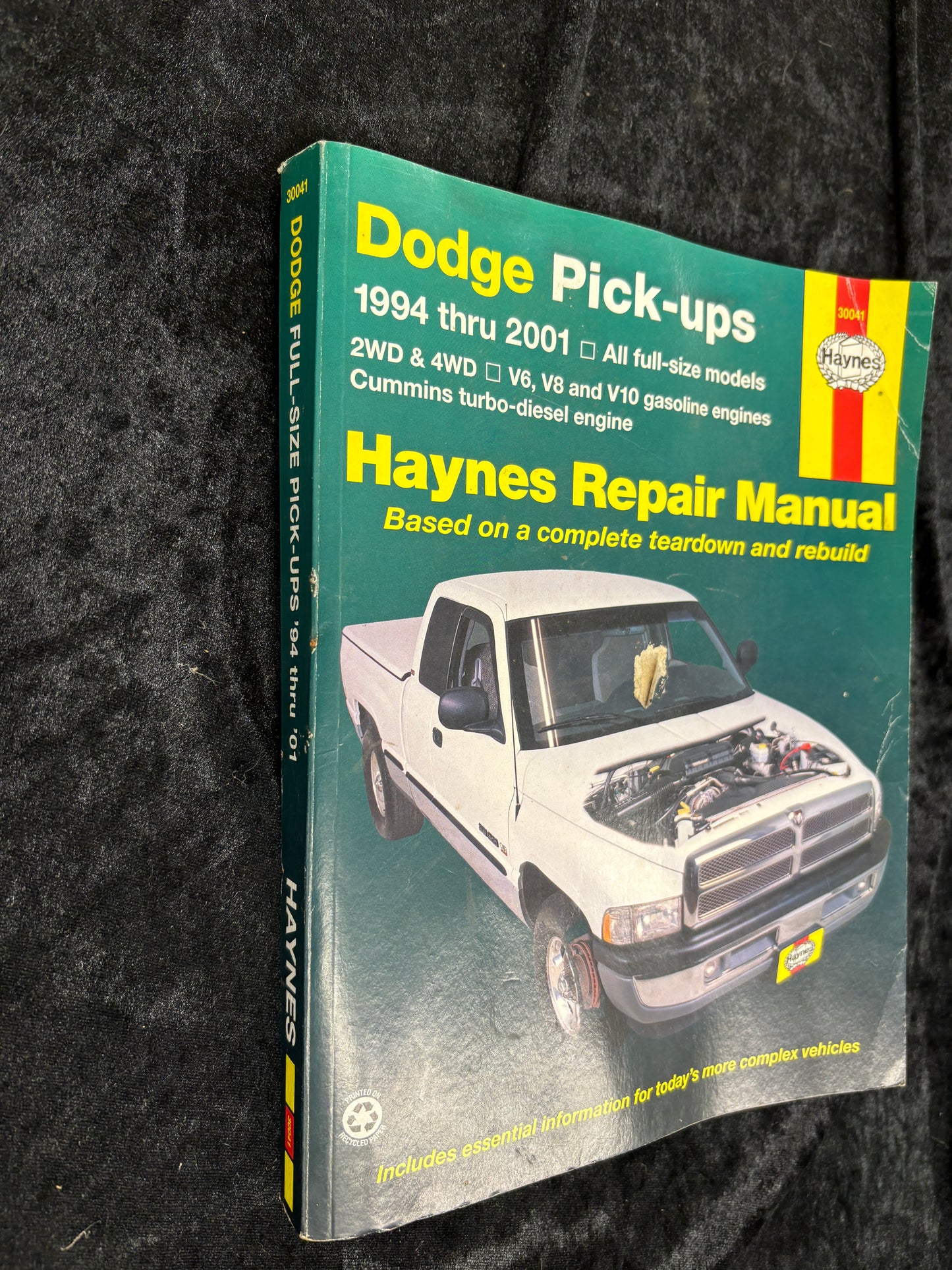 Dodge Pick-Ups 1994-2001 Full Size 2WD 4WD Diesel Haynes 30041 Repair Manual