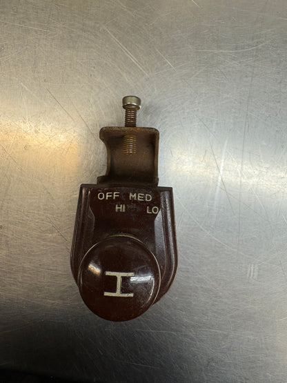 vintage under - dash car heater switch