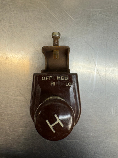 vintage under - dash car heater switch