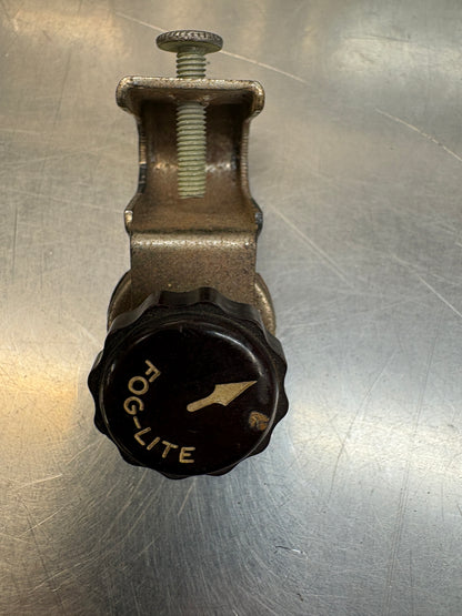 Vintage fog lite switch under dash mount