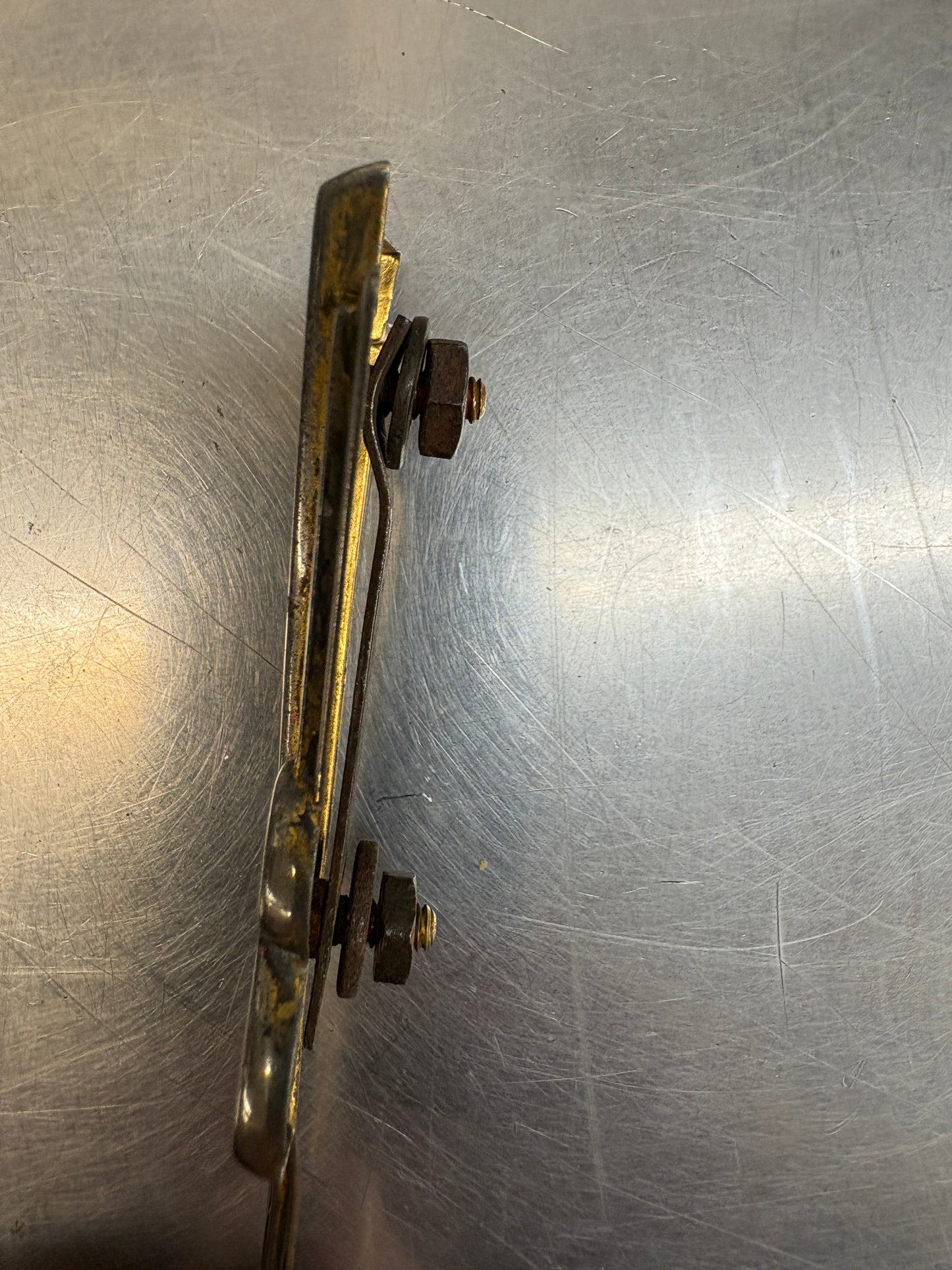 1934-1938 CADILLAC LASALLE V8 GRILLE TRUNK EMBLEM BADGE