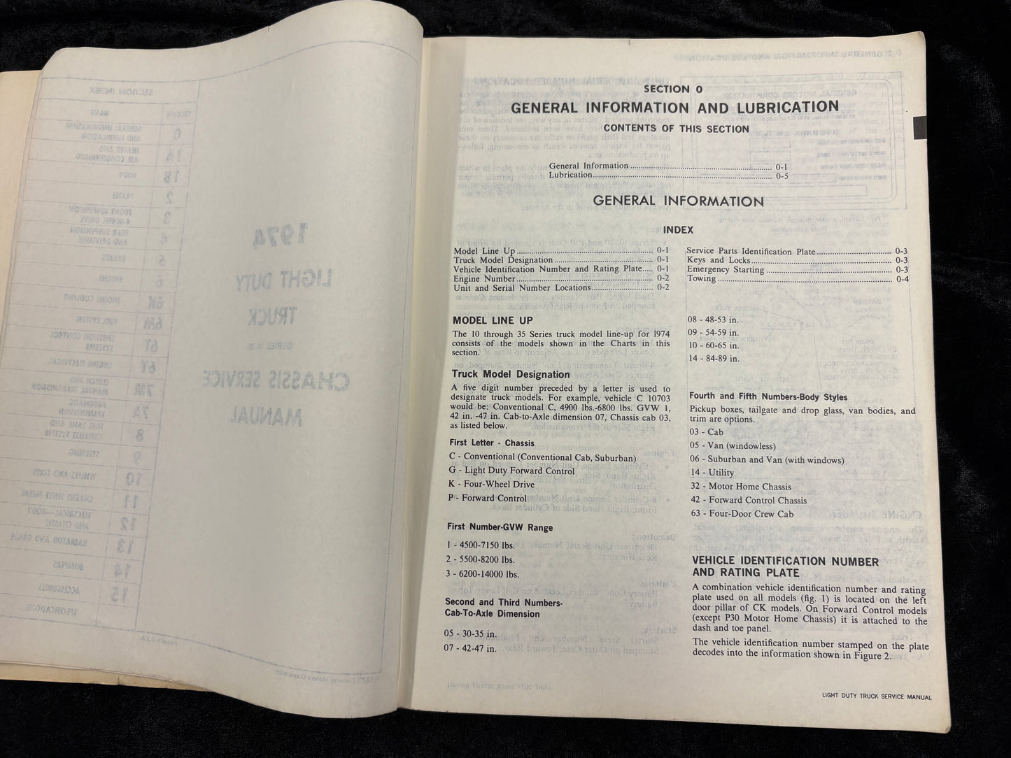 1974 GMC TRUCK SERVICE MANUAL