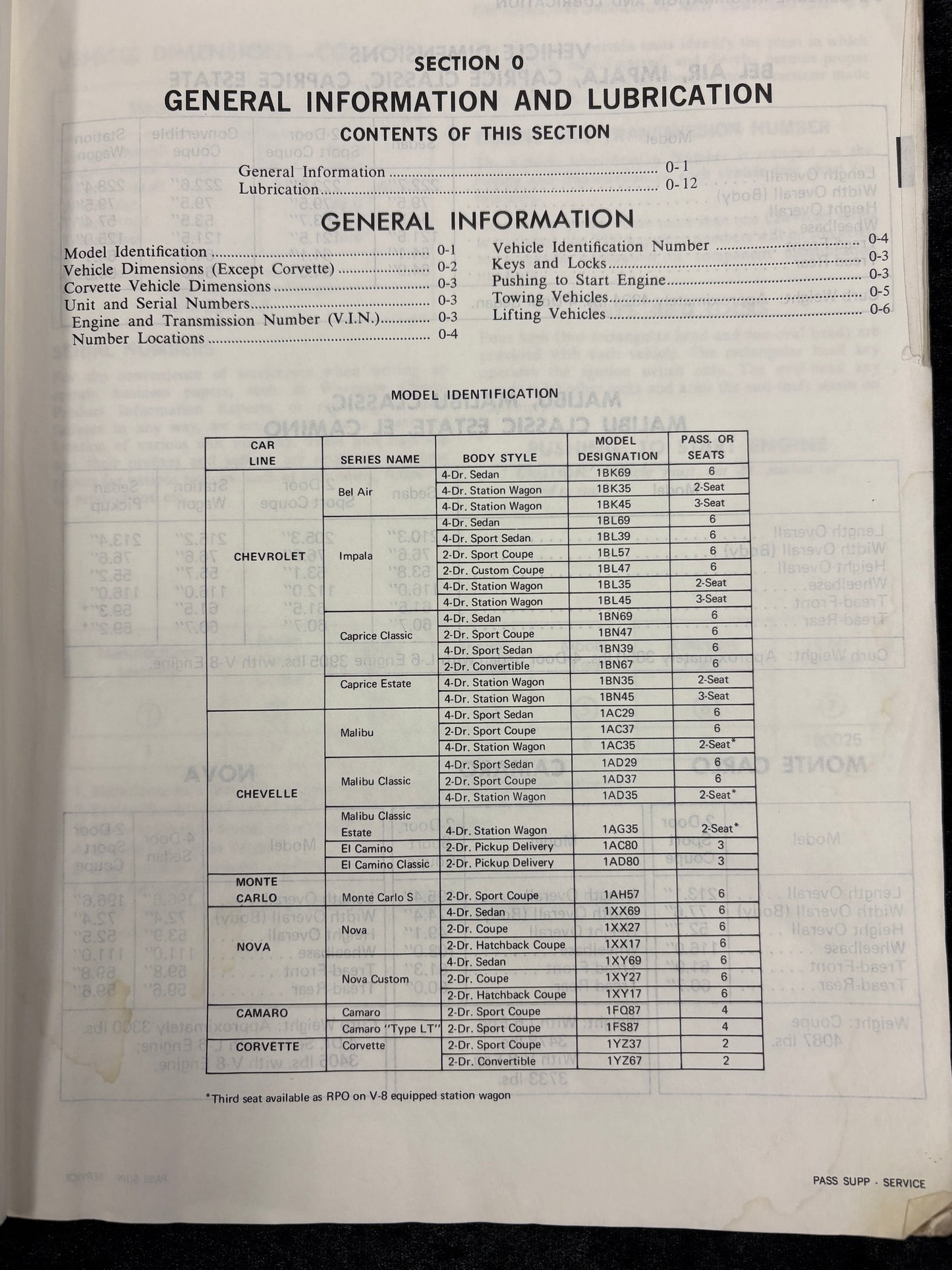 1975 chevrolet chevelle,camaro,monte carlo,nova,corvette service manual