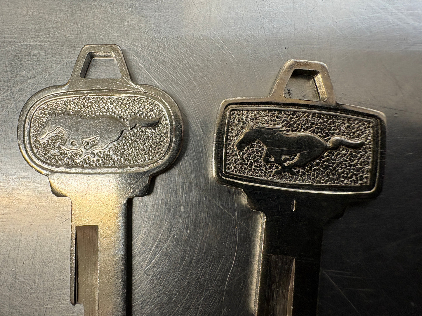 1964-1966 Ford Mustang Pony Logo Key Blank For Ignition & Door For Ford Mustang | Direct Replacement | 1965