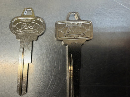1964-1966 Ford Mustang Pony Logo Key Blank For Ignition & Door For Ford Mustang | Direct Replacement | 1965