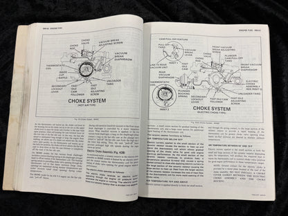Original 1976 Chevy Shop Manual Sup El Camino Camaro Corvette Impala Monte Carlo