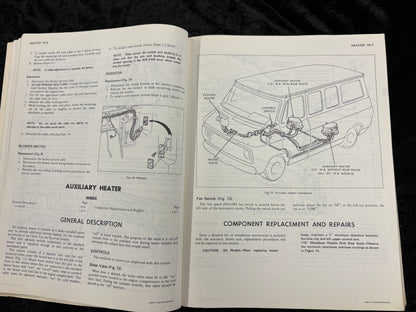 1971 Chevrolet Van Sportvan Service Manual