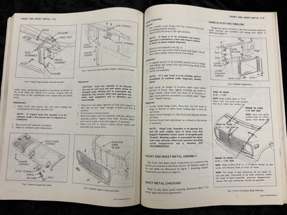 1971 Chevrolet Van Sportvan Service Manual