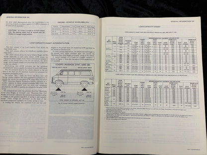 1972 Chevrolet Van G10 G20 G 10 20 30 Sportvan service shop manual ORIGINAL