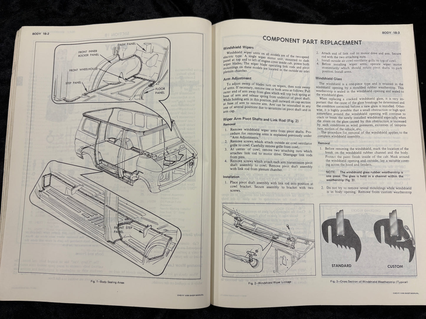 1972 Chevrolet Van G10 G20 G 10 20 30 Sportvan service shop manual ORIGINAL
