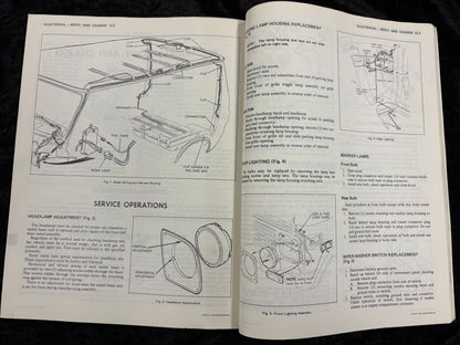 1972 Chevrolet Van G10 G20 G 10 20 30 Sportvan service shop manual ORIGINAL