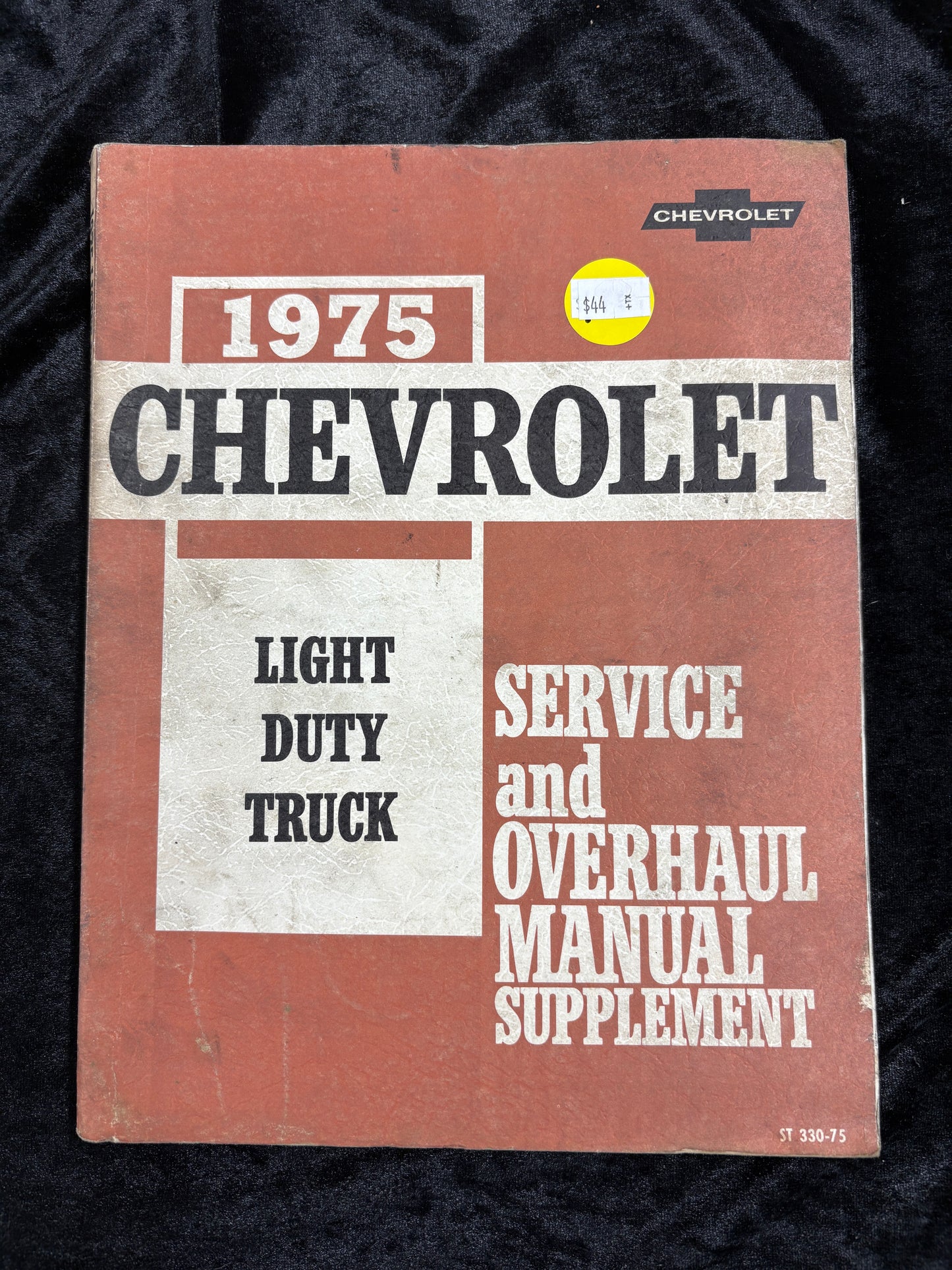 1975 Chevrolet Light Duty Truck Service And Overhaul Manual Supplement | Made in United States