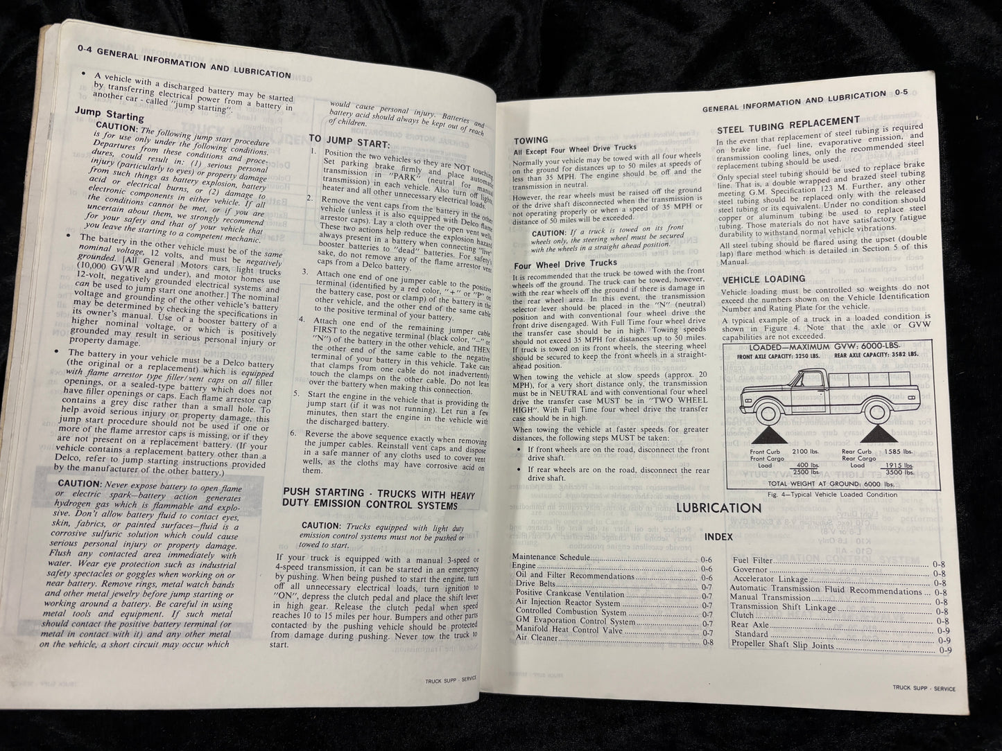 1975 Chevrolet Light Duty Truck Service And Overhaul Manual Supplement | Made in United States