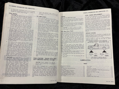 1975 Chevrolet Light Duty Truck Service And Overhaul Manual Supplement | Made in United States