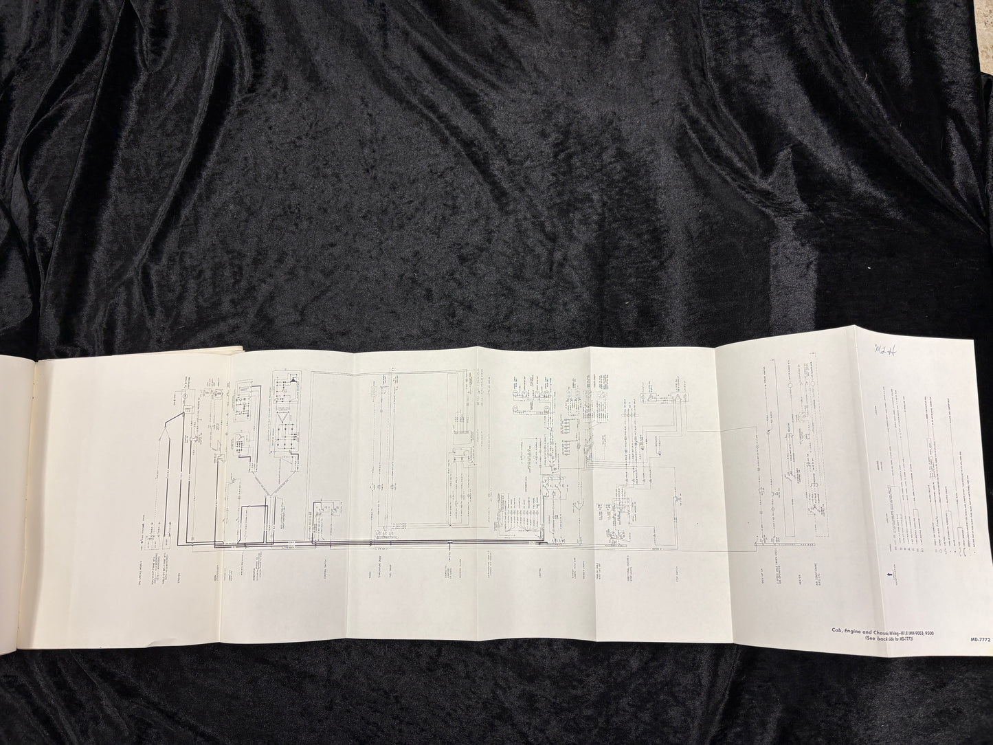 1974 Chevy LD,MD,HD Trucks Wiring Diagrams - 11x26 inch Foldouts