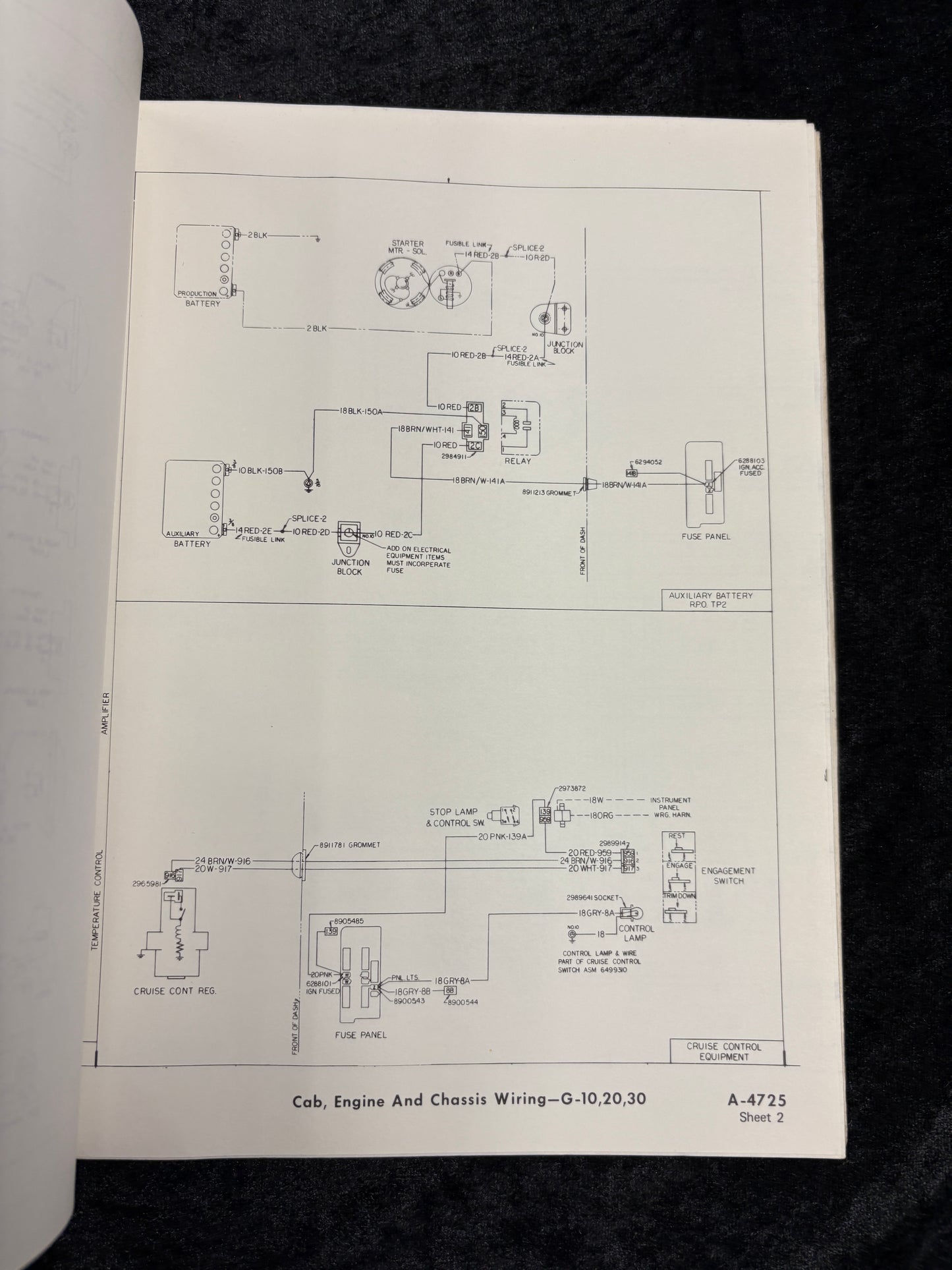 1976 Chevrolet GMC Truck Wiring Diagrams (Models 10-1500 Thru 30-3500 ) - 11x26 inch Foldouts