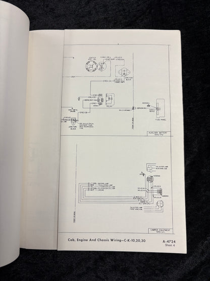 1976 Chevrolet GMC Truck Wiring Diagrams (Models 10-1500 Thru 30-3500 ) - 11x26 inch Foldouts