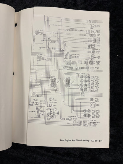 1977 CHEVROLET TRUCK WIRING DIAGRAMS SERVICE MANUAL 1500 - 3500 MODELS ORIGINAL