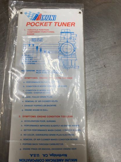 Mikuni Pocket Tuner Main Jet Tuning Calculator