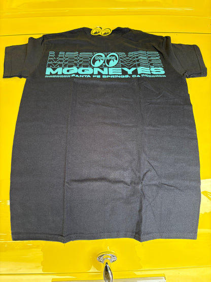 Glowing MOONEYES T-shirt Black