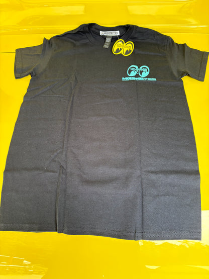 Glowing MOONEYES T-shirt Black